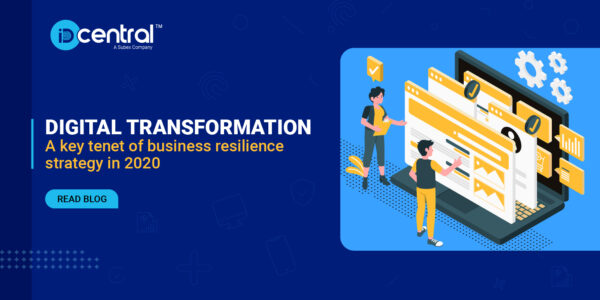 Text- Digital Transformation - A key tenet of business resilience strategy in 2020